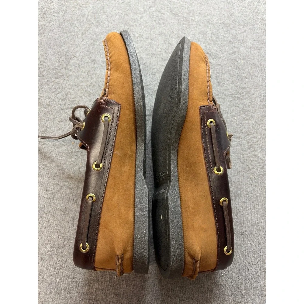 Sperry Top-Sider Mens Authentic Original 2-Eye Boat Shoes Tan Brown 9M